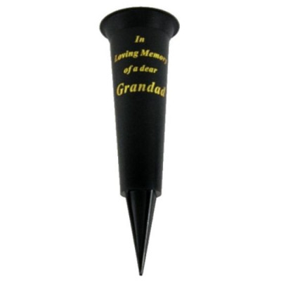 'In Loving Memory of a Dear Grandad' Grave Spike